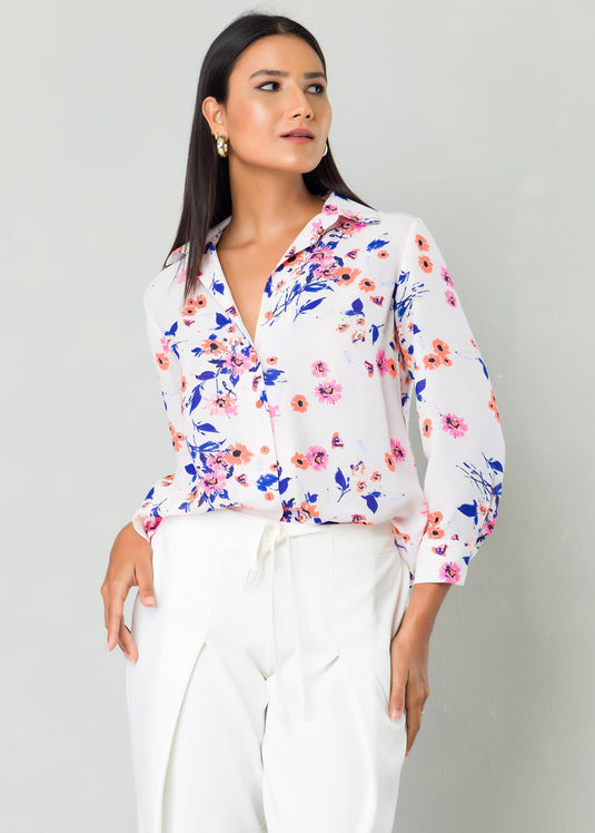 Printed basic shirt