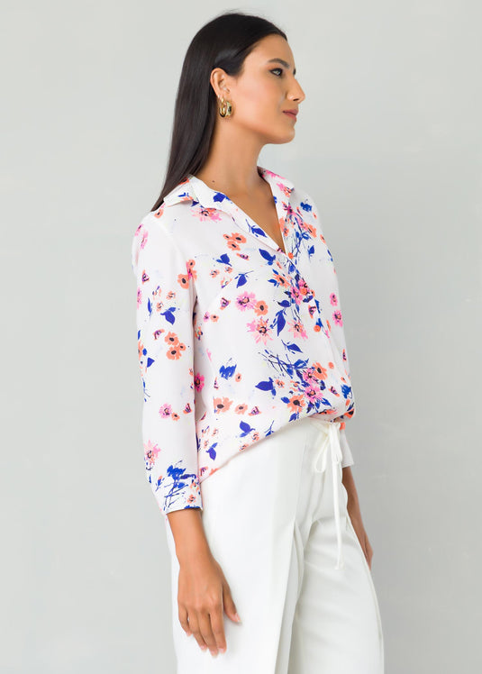 Printed basic shirt