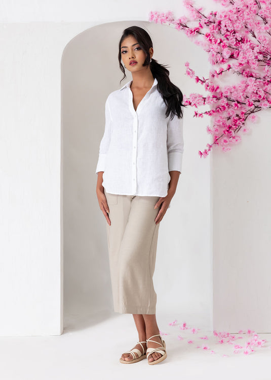 Basic Linen Blouse