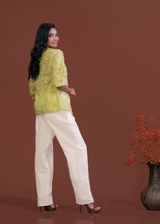 Batik Floral Blouse