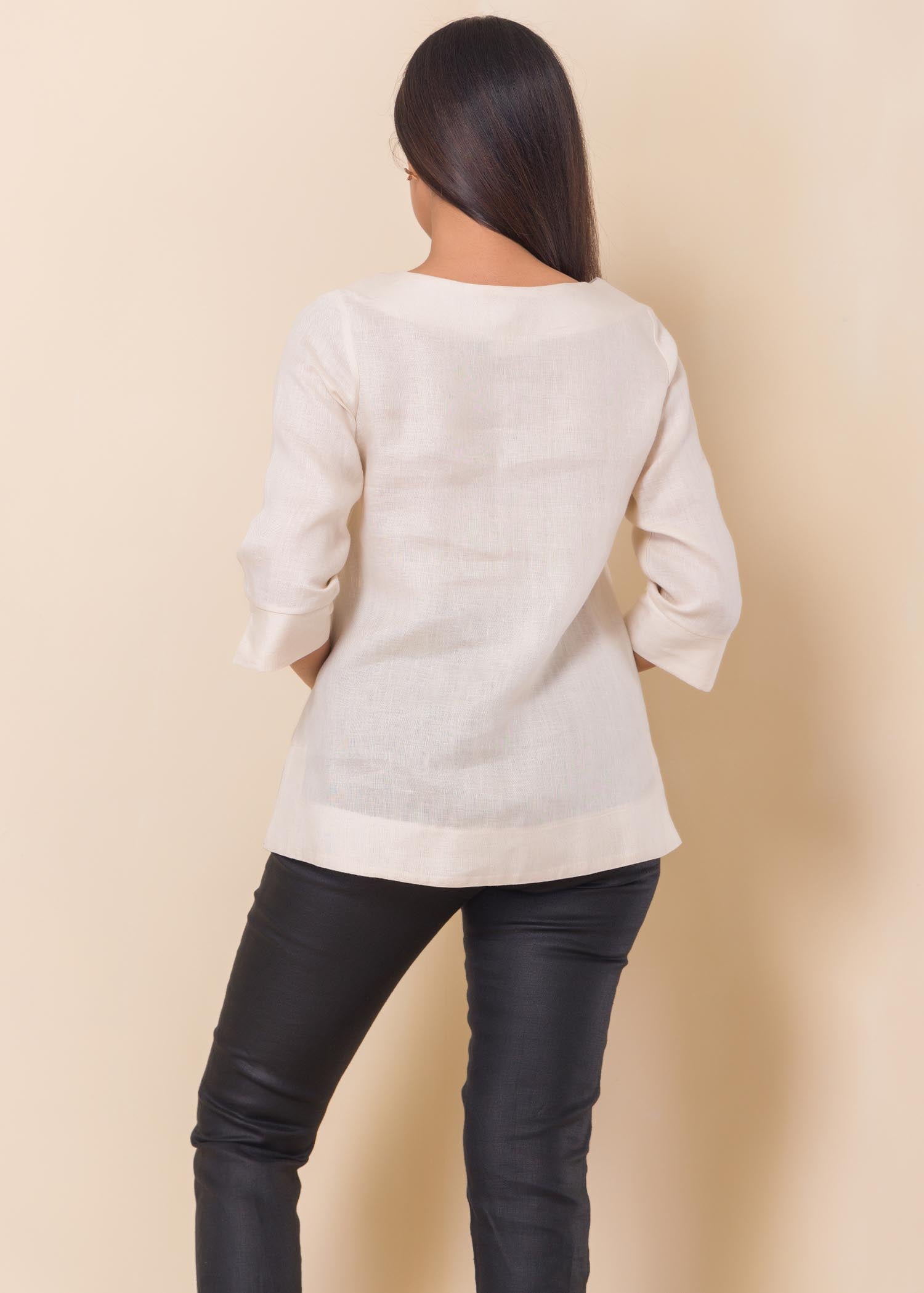 Basic linen blouse