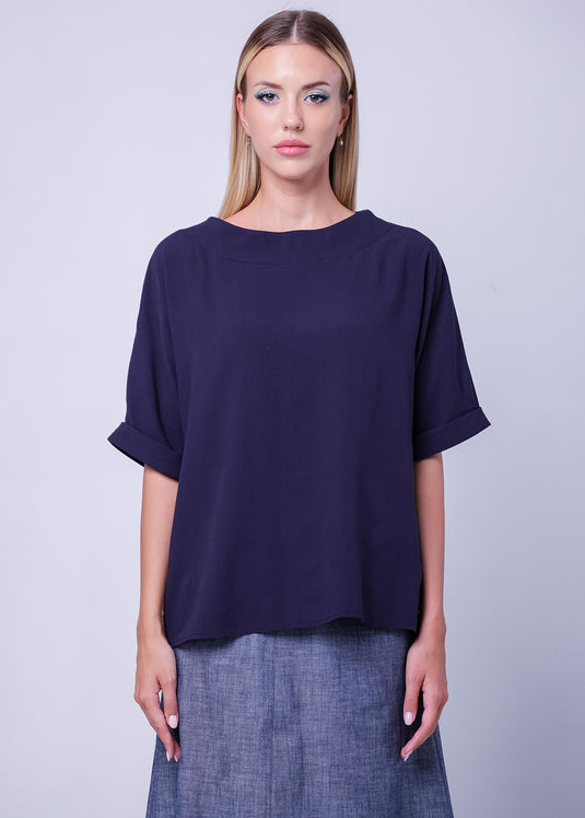 Blouse With Extended Shoulder