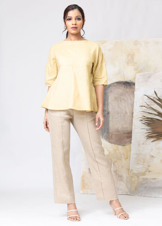 Basic Over Sized Linen Blouse