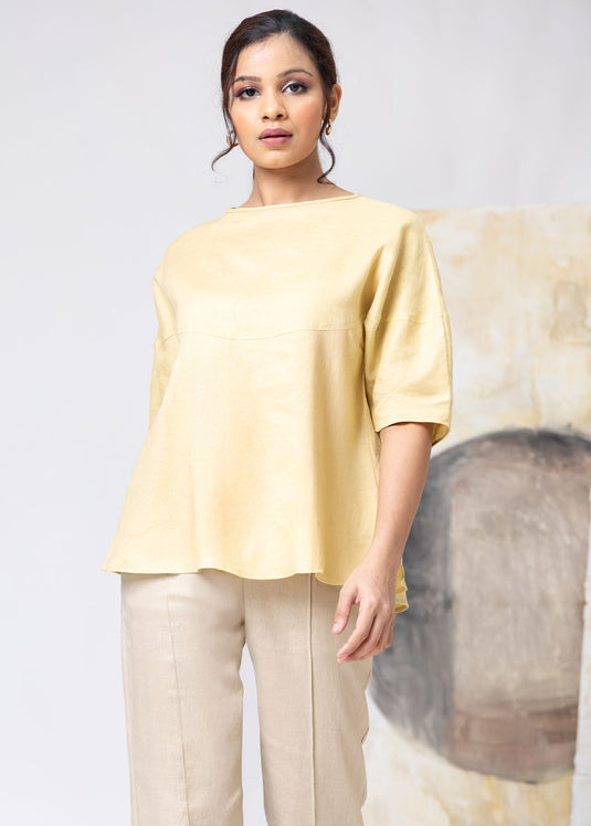 Basic Over Sized Linen Blouse