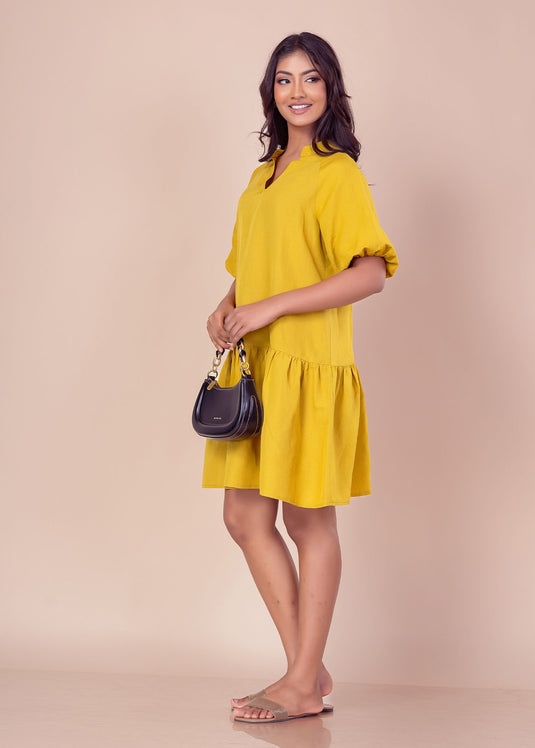 Tiered panel dress