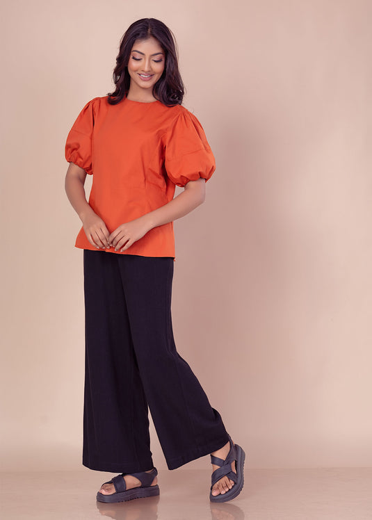 Puff sleeve blouse