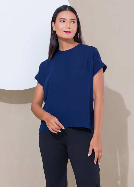 Drop shoulder blouse