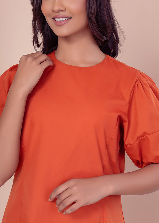 Puff sleeve blouse