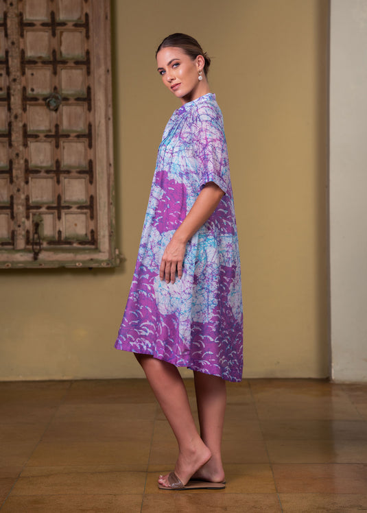 Batik pin tuk dress