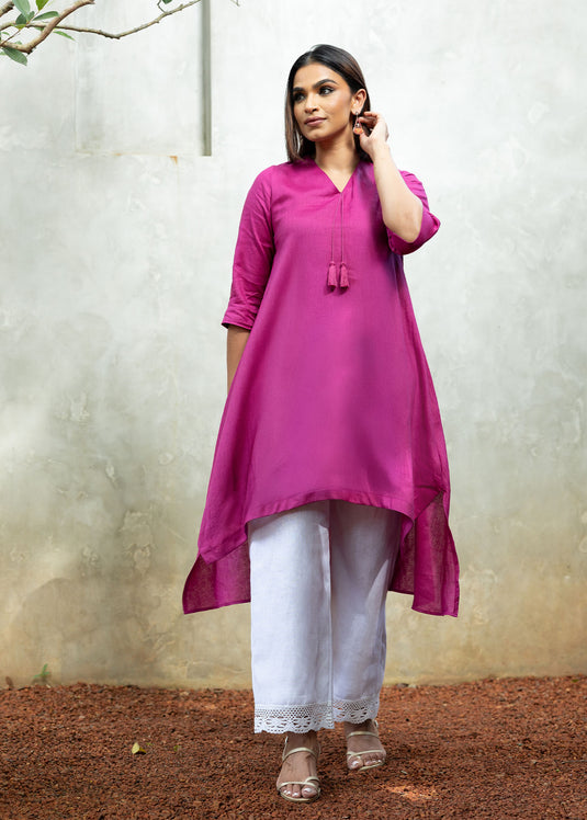 Long length kurtha top with tassel