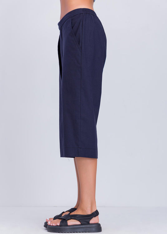 Culotte With Pleat Detail