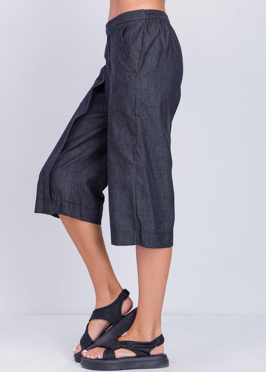 Culotte With Pleat Detail