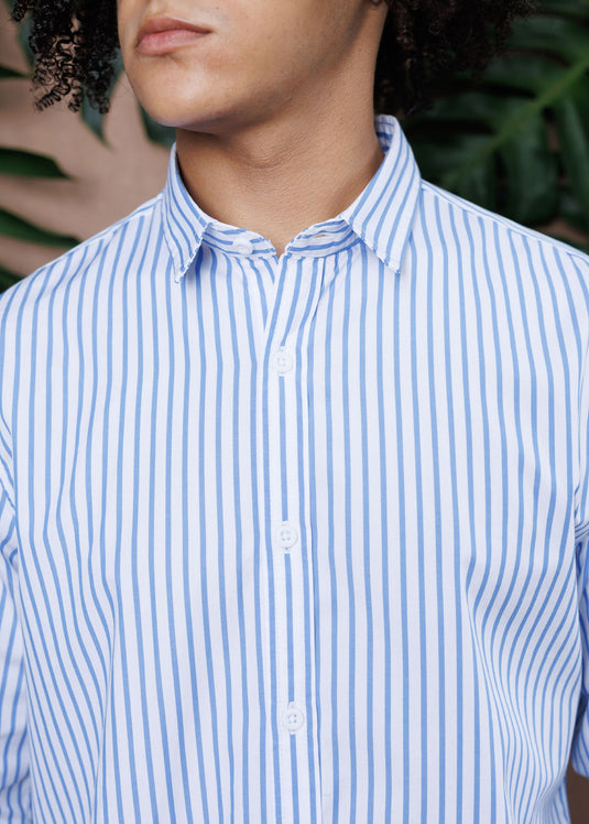 Striped L/S shirt