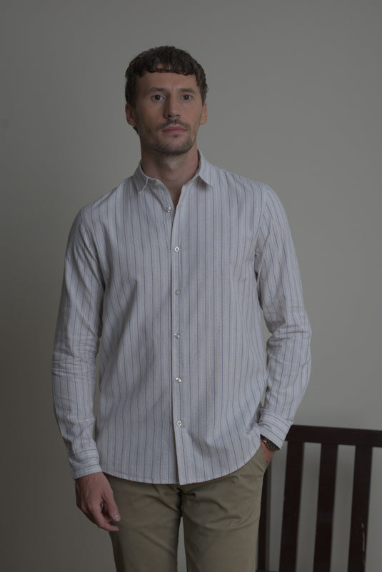 Casual Wear Stripe L/S Shirt