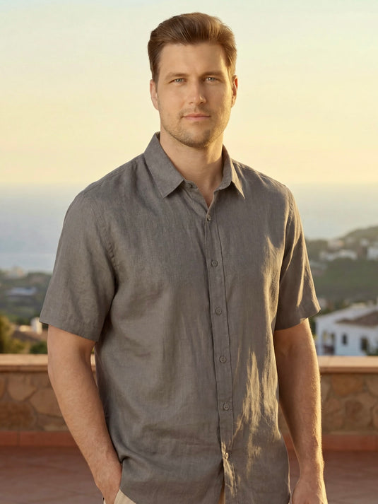 Linen Frank Short Sleeve Shirt