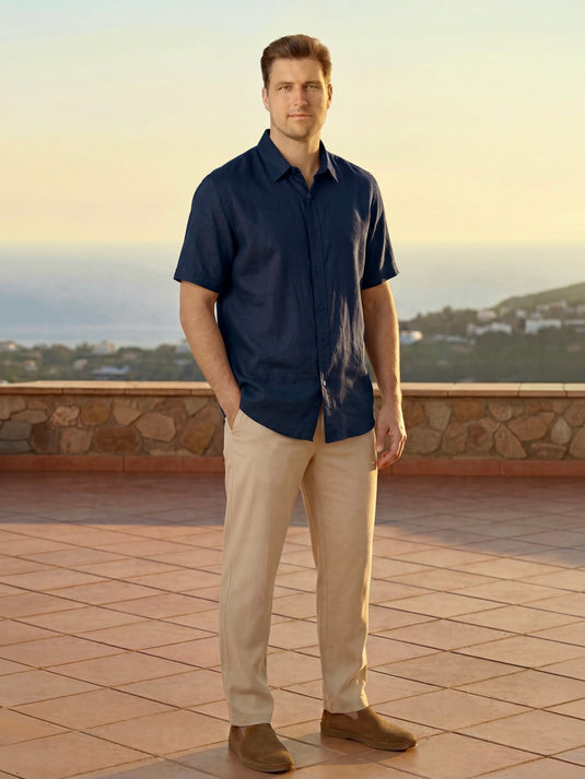 Linen Frank Short Sleeve Shirt