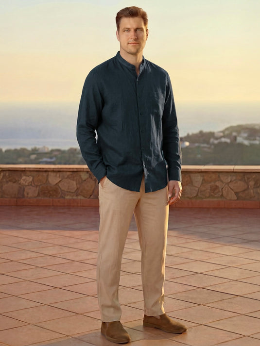 Linen Wong Long Sleeve Shirt