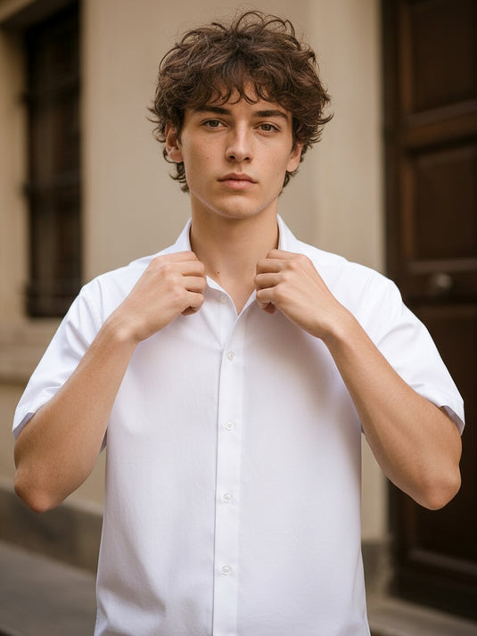Casual Wear Regular Short Sleeve Shirt
