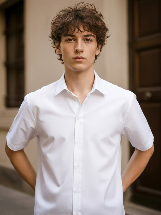 Casual Wear Regular Short Sleeve Shirt