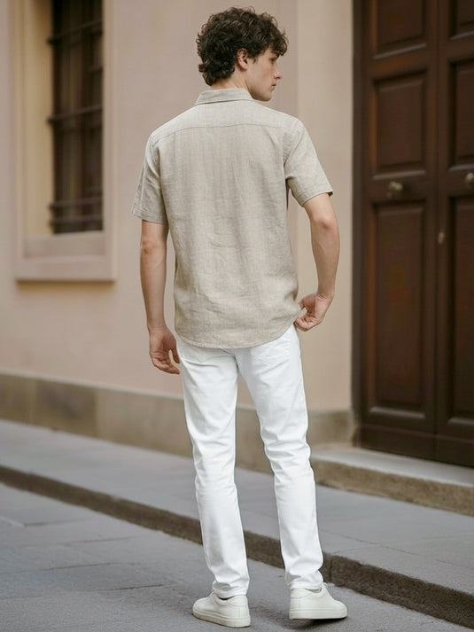 Casual Wear Regular Short Sleeve Shirt