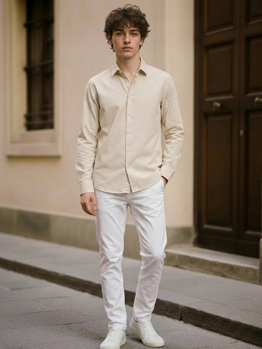 Casual Wear Regular Long Sleeve Shirt