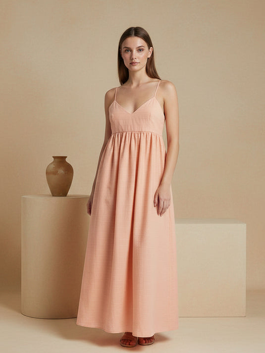 Strappy maxi dress