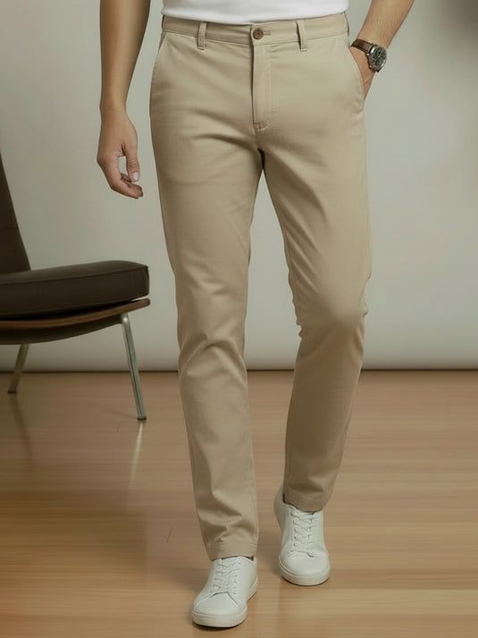 Casual Wear Chino Pant - Beige
