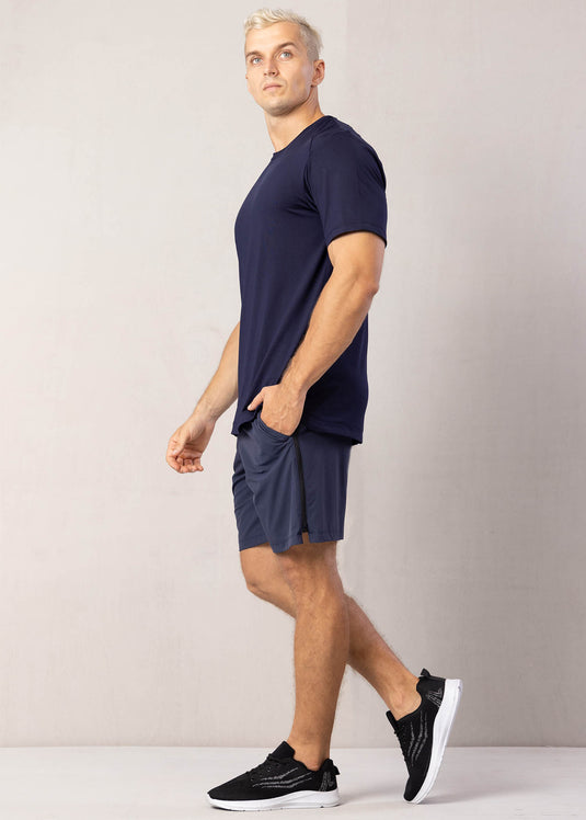 Active Wear Side Zipper Short