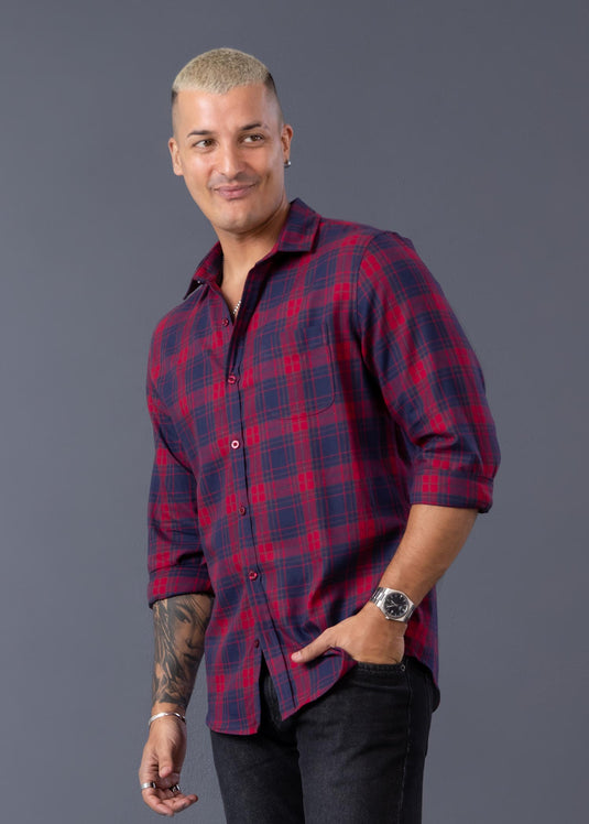Casual Wear Check L/S Shirt