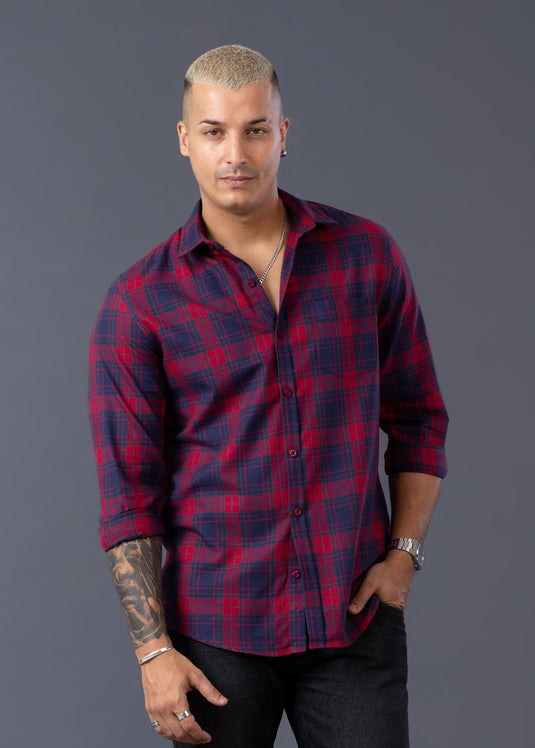 Casual Wear Check L/S Shirt