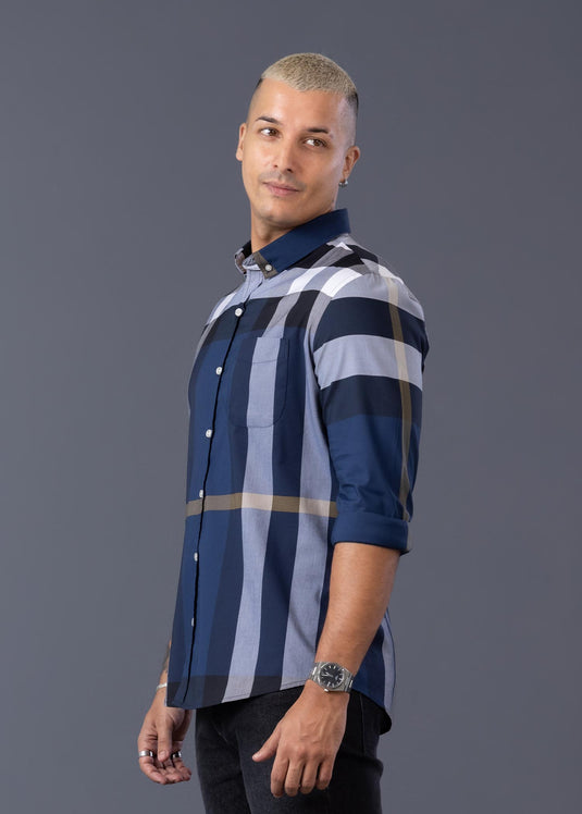 Casual Wear Check L/S Shirt