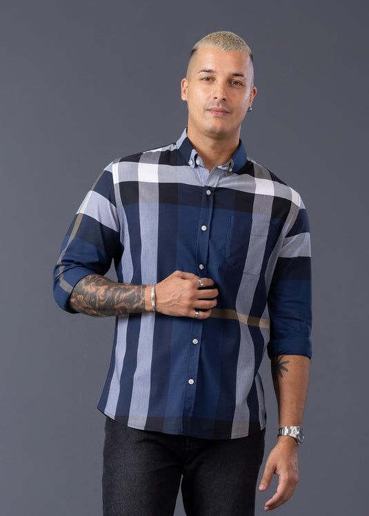 Casual Wear Check L/S Shirt
