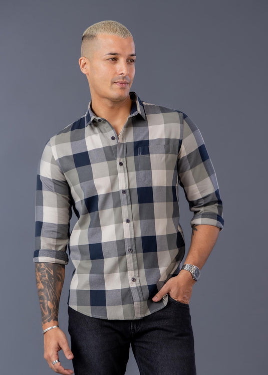 Casual Wear Check L/S Shirt