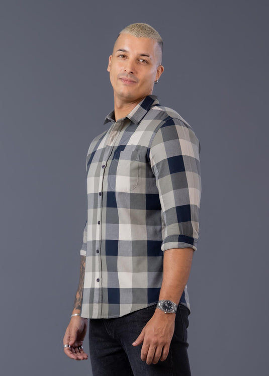 Casual Wear Check L/S Shirt