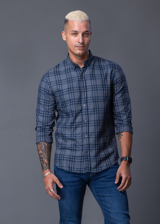 Casual Wear Check L/S Shirt