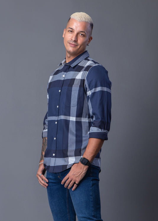 Casual Wear Check L/S Shirt