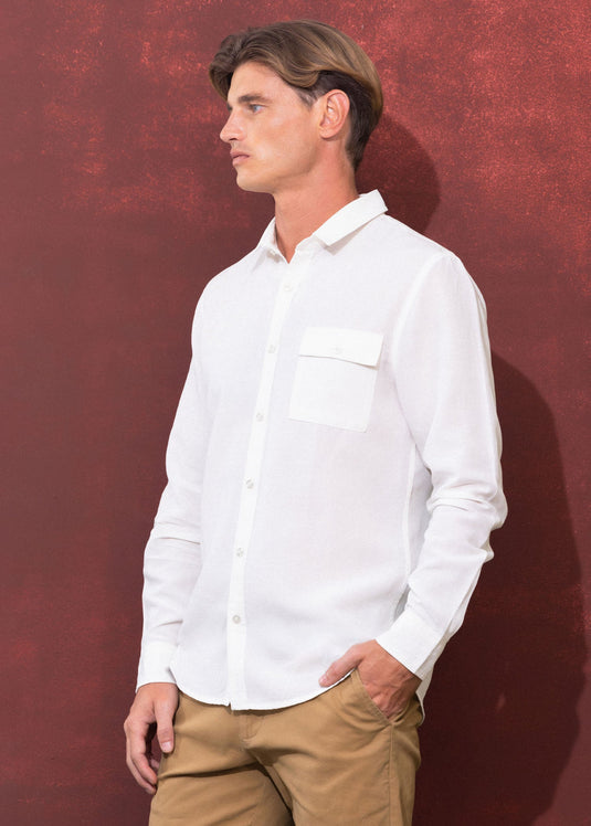 CASUAL WEAR FLAPPKT L/S SHIRT