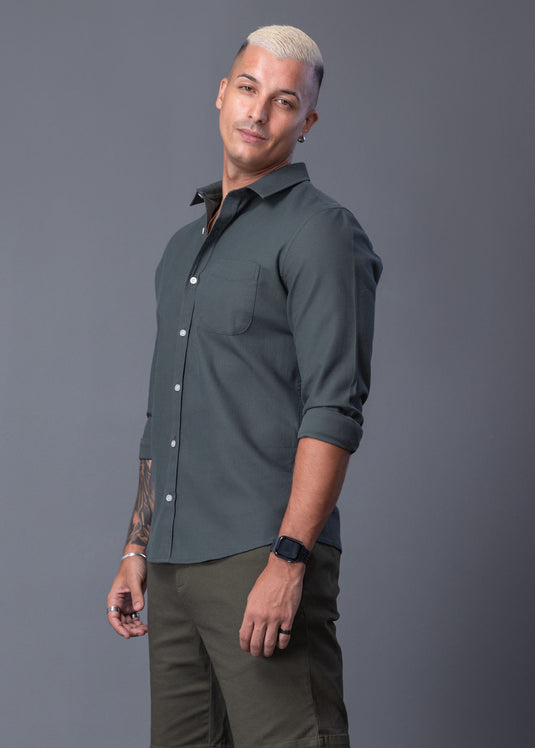 Casual Wear Button Down L/S Shirt