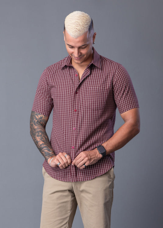 Casual Wear Check S/S Shirt