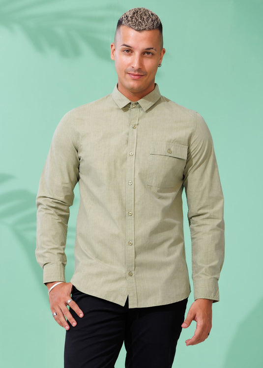 Casual Wear Detailed L/S Shirt