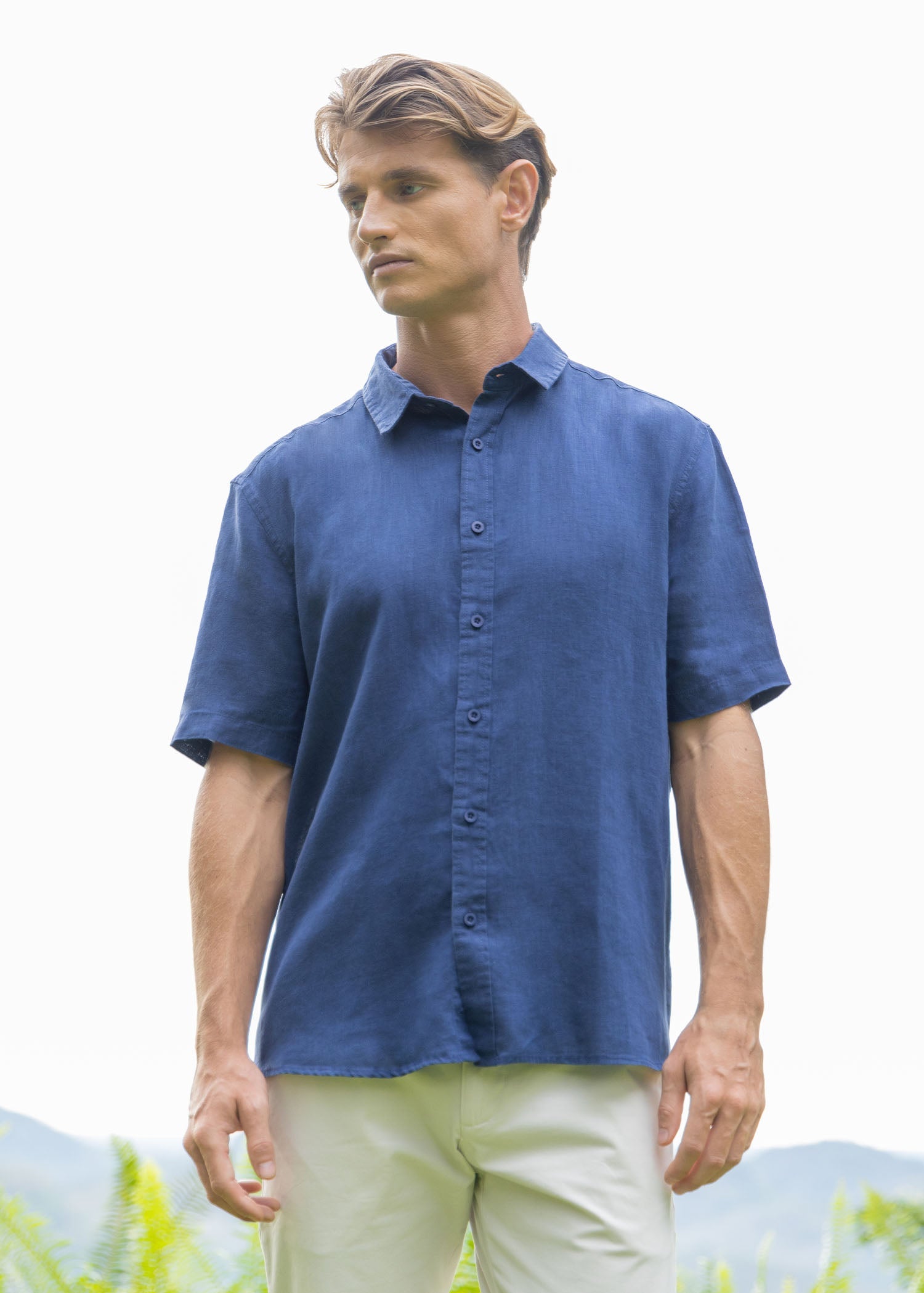 Casual Wear Linen Frank S/S Shirt