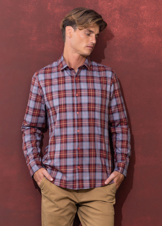 Casual Wear Check L/S Shirt