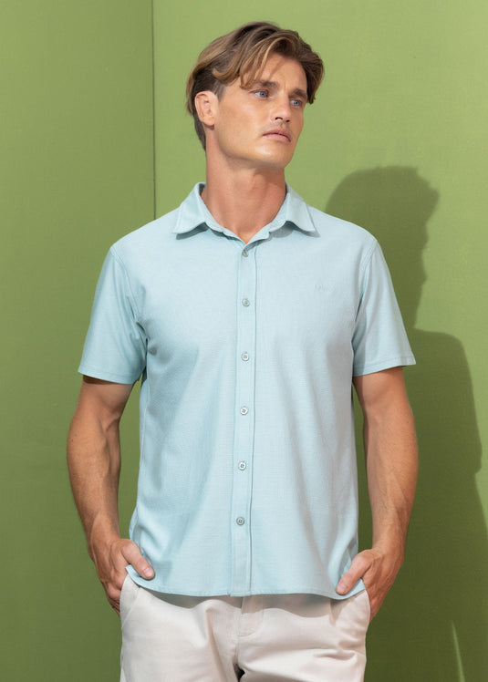 Casual Wear Knitted S/S Shirt