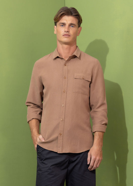 CASUAL WEAR FLAPPKT L/S SHIRT