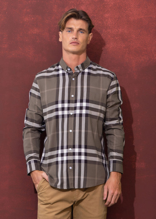 Casual Wear Check L/S Shirt
