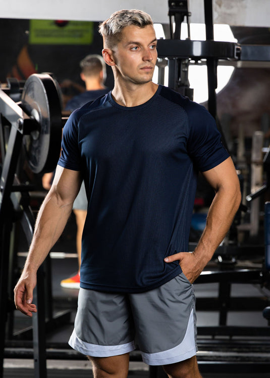 Active Wear T-shirt With Front Panel