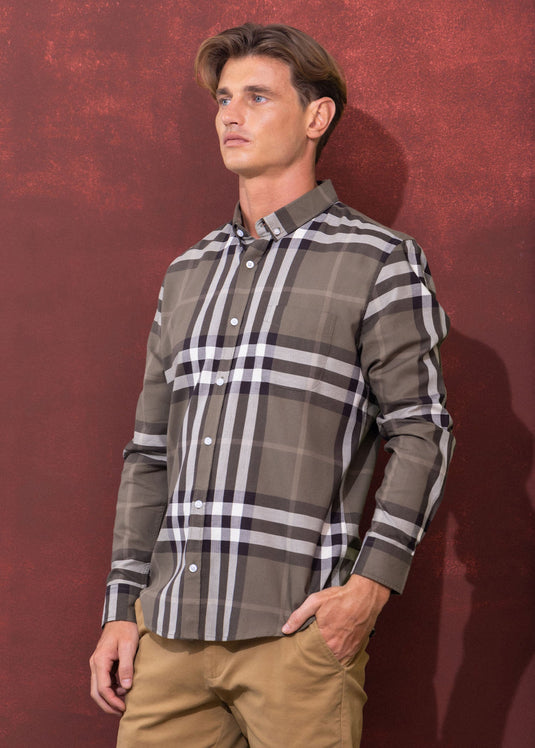 Casual Wear Check L/S Shirt