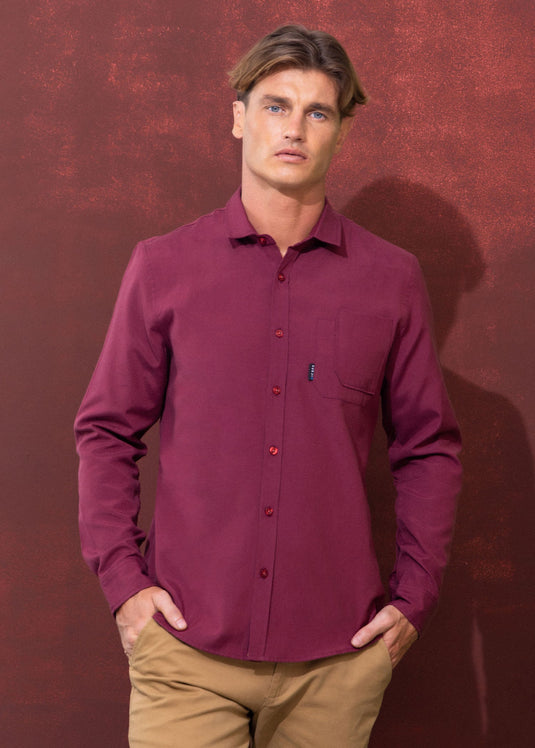 CASUAL WEAR DOUBLE PKT L/S SHIRT