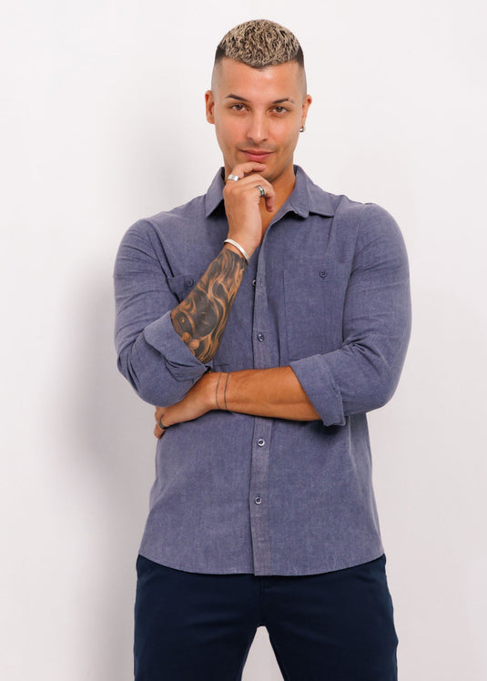 Detailed Casual Wear L/S Shirt