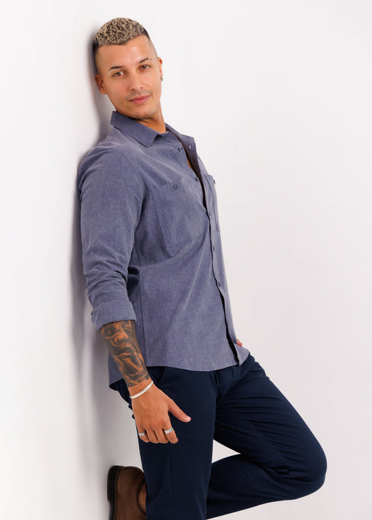 Detailed Casual Wear L/S Shirt